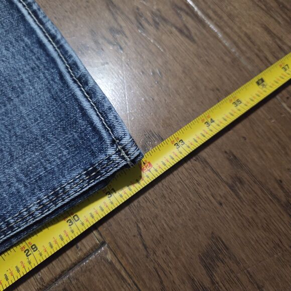 BKE Jeans Mens 32x32 Blue Jake Straight Light Wash Mid Rise Stretch Denim - Picture 8 of 8